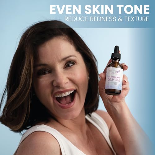 Eva Naturals Azelaic Acid 10% Facial Serum with Niacinamide & Hyaluronic Acid - 2 oz