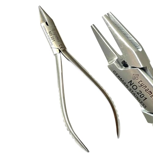 Premium German Stainless Orthodontic Aderer Plier - 3 Prong Dental Wire Bending Tool