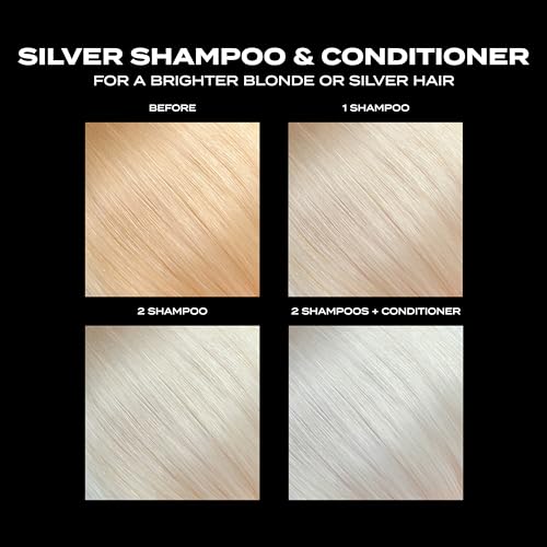 Bleach London Silver Shampoo 8.5 fl oz - Purple Toning for Brighter Blonde