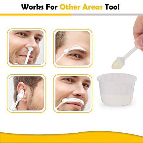Super Nose Waxing Kit by Charmonic – 120g Natural Ear & Nose Hair Removal with 40 Applicators, Painless & Long-Lasting for Men & Women