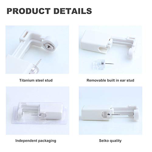 Nose and Ear Piercing Kit - 2 Pack Gun Set for Beginners