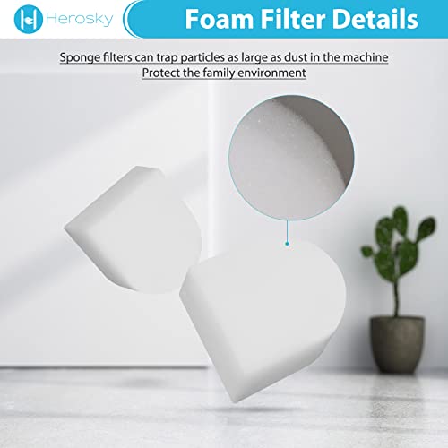 6-Pack HydroVac Filters for Shark AW261 & WD201 Vacuums
