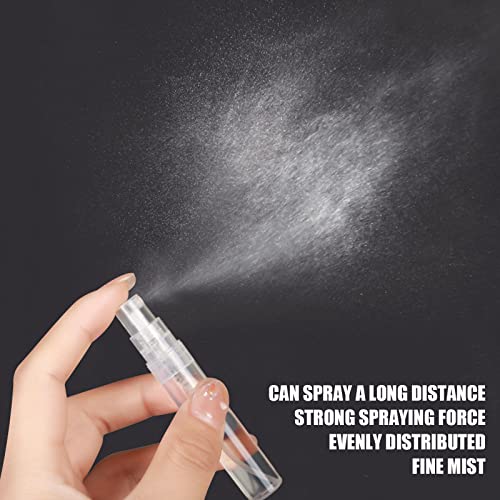 Fandamei 10 Pack Mini Spray Bottles 5ml - Refillable Fine Mist Atomizers