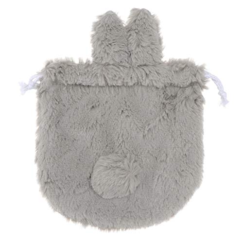 Lurrose Bunny Drawstring Makeup Bag - Fluffy Kawaii Pouch