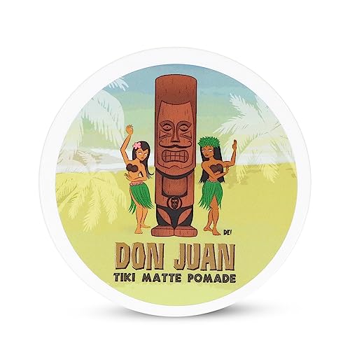 Don Juan Tiki Matte Pomade, High Hold Water Based Hair Styling, 4 oz