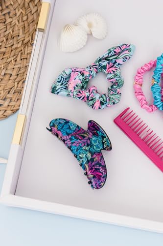 Lilly Pulitzer Bow Detail Scrunchie - Bringing Mermaid Back Print