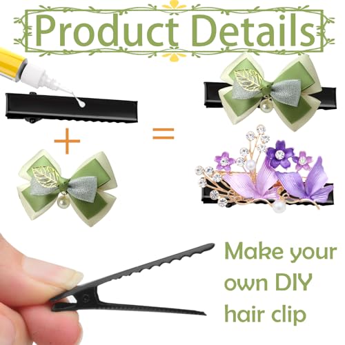 100pcs Alligator Hair Clips - Durable Metal Hairpins for Styling