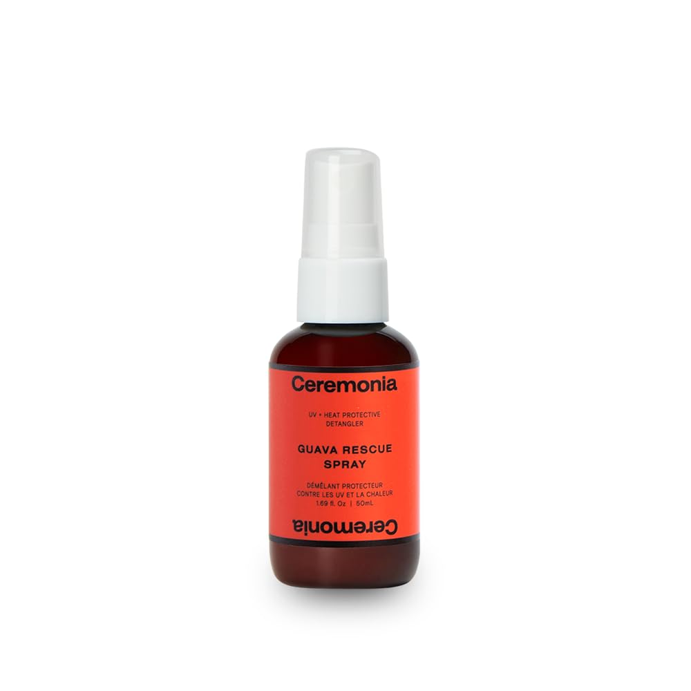 Guava Rescue Spray - UV & Heat Protective Detangler with Antioxidants | 2 fl oz for All Hair Types