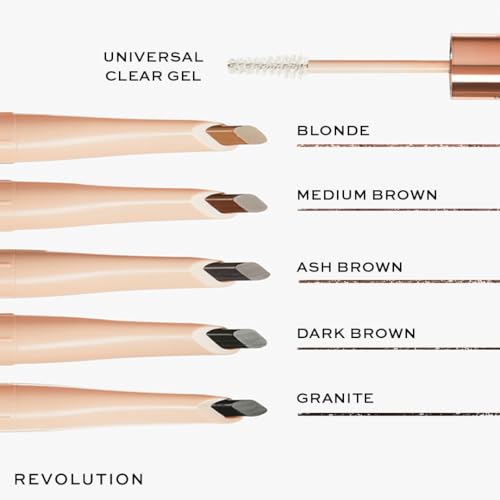 Revolution Brow Filter Duo - 2-in-1 Eyebrow Pencil & Gel, Blonde