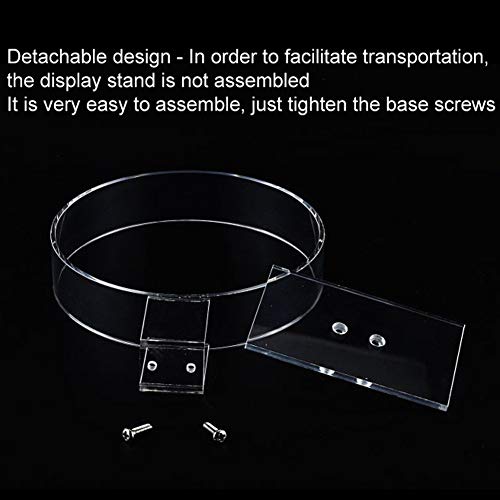 Clear Acrylic Headband Display Stand - 2 Pack Hair Accessory Organizer