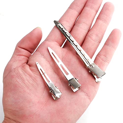 65PCS Duck Billed Hair Clips Set - Metal Alligator Clips for Styling