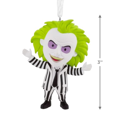 Beetlejuice Christmas Ornament by Hallmark - 2.5in Resin Decoration