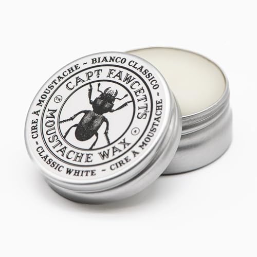 Captain Fawcett Bianco Classico Moustache Wax 15ml - Handmade