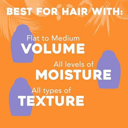 OGX Purple Biotin & Collagen Volumizing Shampoo 13oz Pack of 2 - Extra Strength, Sulfate-Free for Fine Hair