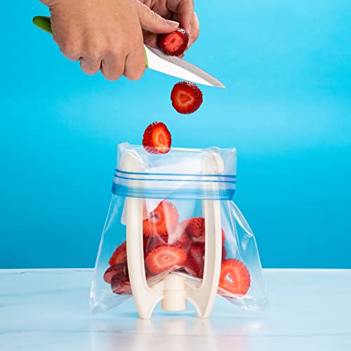 Bagwell Sealable Bag Holder for Gallon & Quart Food Storage