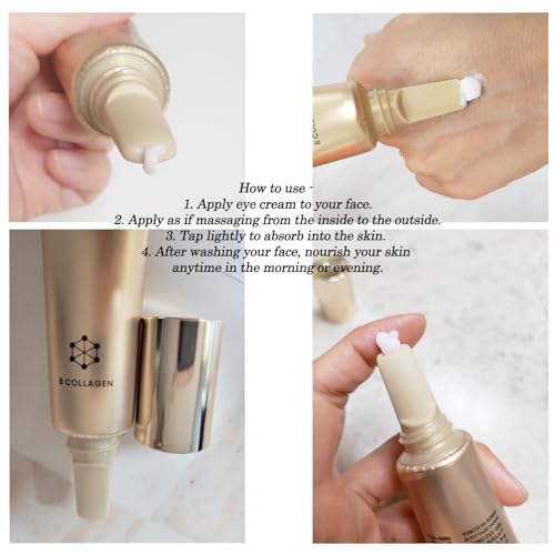 Priming Water Deep Hydration Korean Eye Cream with Premier Ampoule, Red Variation, 1.35 fl oz