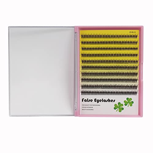 Vayator 8+10mm Mixed Black False Eyelash Extensions - Soft & Natural