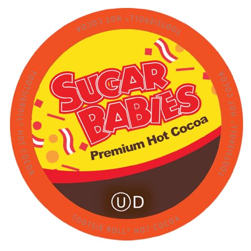 Sugar Babies Hot Cocoa Pods - Caramel Flavor, 12 Count for K-Cup