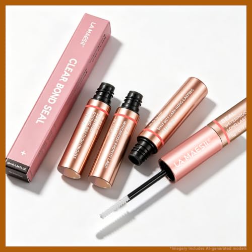 La Maesii Waterproof Lash Cluster Glue - Clear 10ml, Long Lasting 72H+