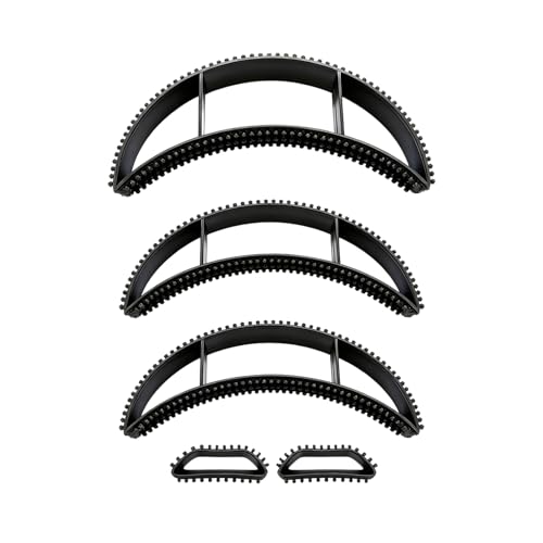 VANTOBEST 5PCS Hair Bump It Set for Volume & Styling, Black
