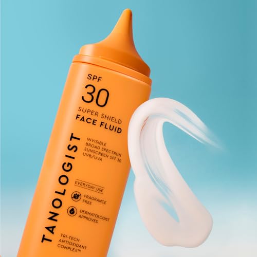 Tanologist SPF 30 Broad Spectrum Face Sunscreen Fluid - Lightweight, Non-Greasy, Hydrating