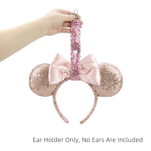 Rainbowstar 3-Pack Mouse Ear Holder for Backpack and Travel Bags, Hands-Free Ears Organizer