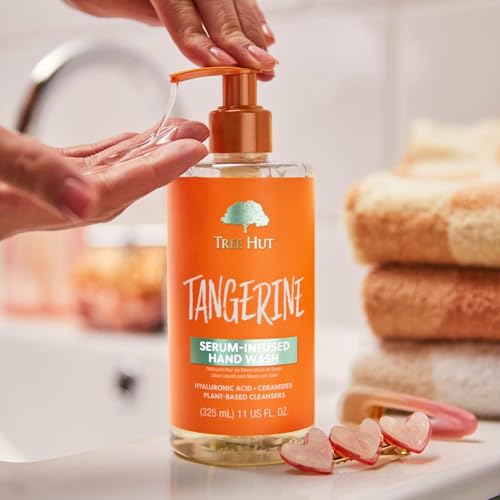 Tree Hut Tangerine Serum Hand Wash 11 Fl Oz - Nourishing, Hydrating Citrus Scent