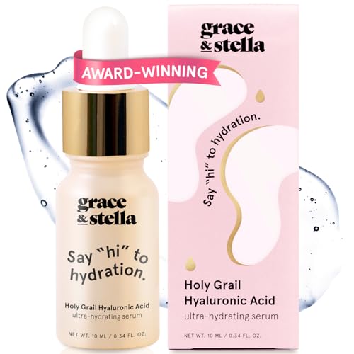 Hyaluronic Acid Serum by Grace & Stella - 10ml Anti-Aging Hydration
