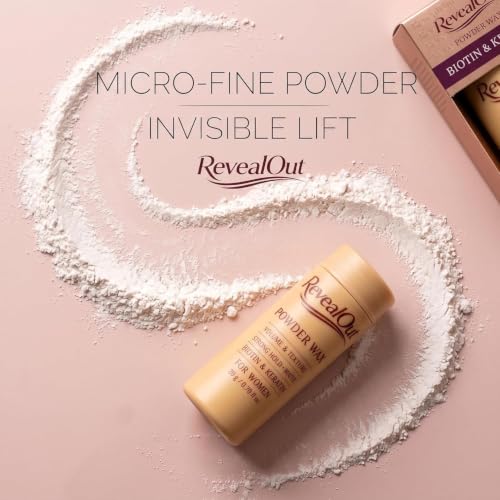 RevealOut Volumizing Hair Powder for Women - Strong Hold Matte Finish with Biotin & Keratin