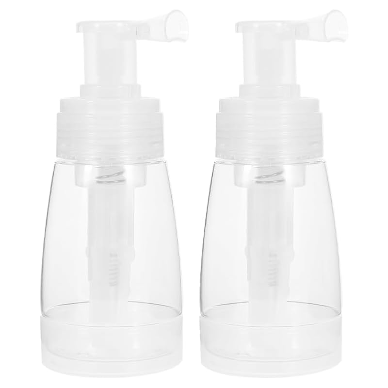 DIYEAH 180ml Refillable Powder Spray Bottle Puff Applicator (2 Pack)