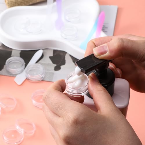 10 Pcs Leak-Proof Travel Containers with Lids & Spatulas