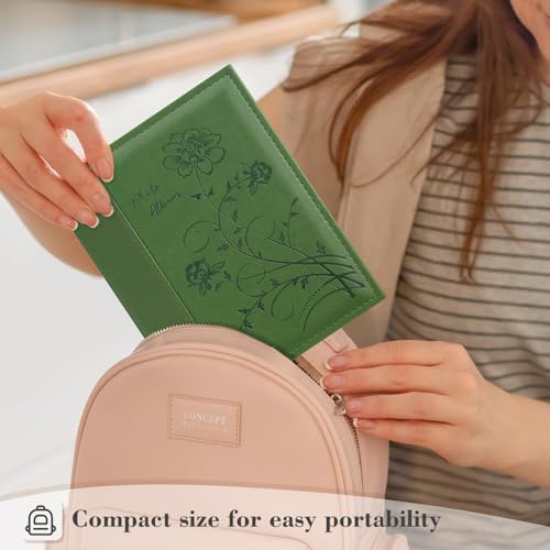 Artmag 5x7 Photo Album - Leather Cover, Holds 50 Photos