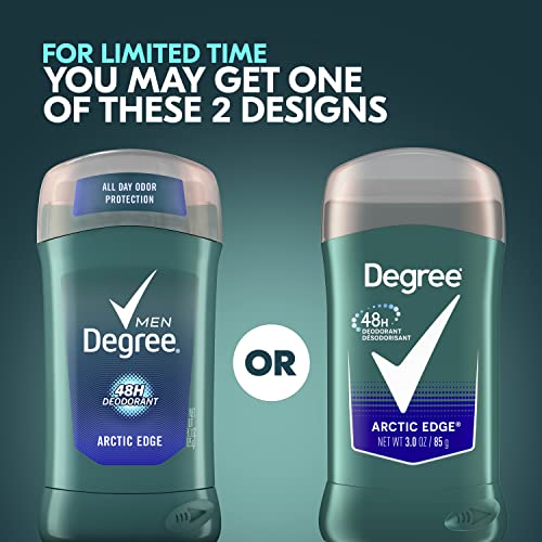 Degree Men Arctic Edge Deodorant - 48-Hour Odor Protection, 3 oz