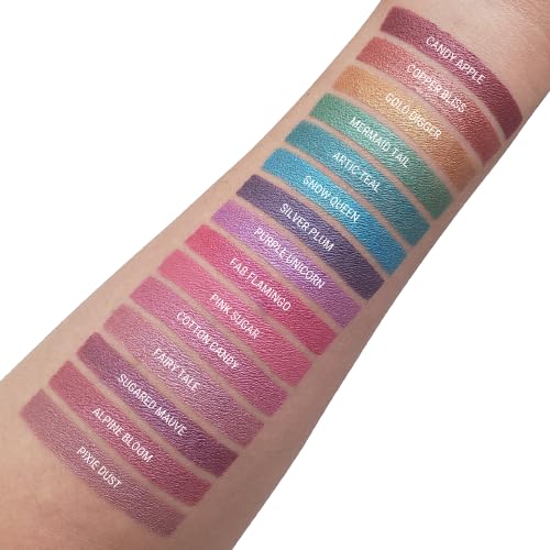Aromi Metallic Matte Liquid Lipstick - Cotton Candy Rosy Pink Shade