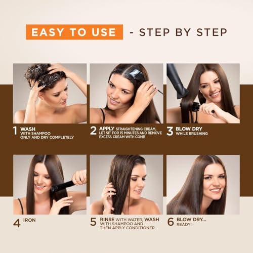 Kativa Brazilian Straightening Kit, 12 Weeks of Home Use Professional Straightening, with Organic Argan Oil, Shea Butter, Keratin & Amino Acids, for Straighter, Softer and Shinier Hair, All Hair Types ? Pack of 2