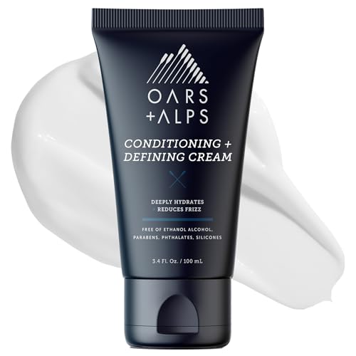 Oars + Alps Conditioning and Defining Hair Cream with Argan Oil, 3.4 oz