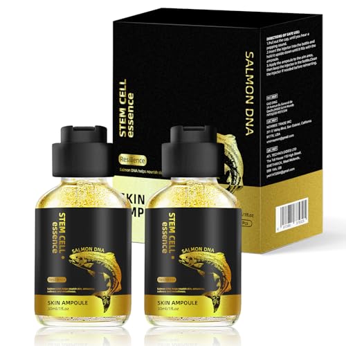 Salmon DNA Face Serum for Microneedling - Hydrating Skin Care 2PCS, 1 Fl Oz Each