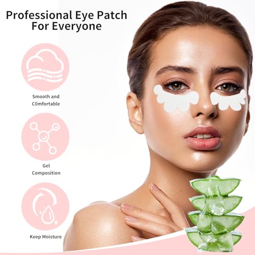 50 Pairs Lint-Free Eye Gel Pads for Eyelash Extensions