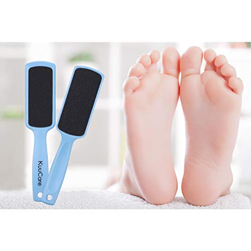 KuuCare Double-Sided Foot File Set - 4 Pcs Callus Remover & Scrubber