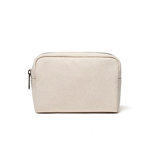 YONBEN Cotton Canvas Makeup Bag - Stylish and Durable Travel Organizer