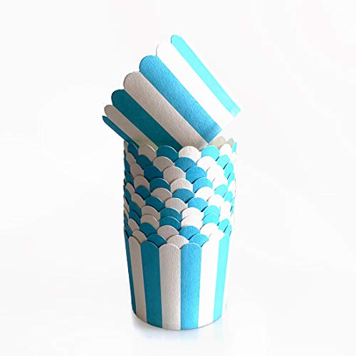 Gabkey Large Paper Cake Baking Cups – Set of 100, 7cm