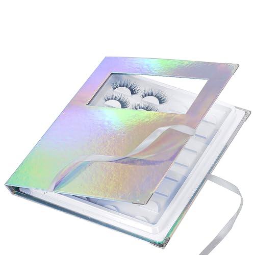 Assorted False Eyelash Organizer & Storage Case with Tweezer - Portable Lash Book