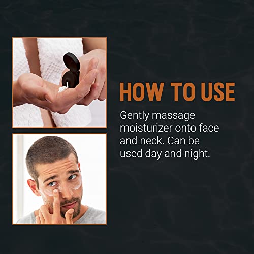 Woody's Face Moisturizer for Men with Menthol - Hydrating Daily Lotion 5 fl oz
