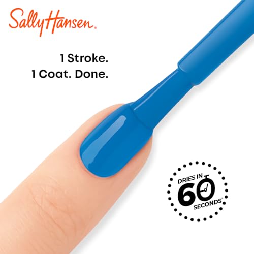 Sally Hansen Insta-Dri Nail Polish - Dark Blue, Quick Dry & Long Lasting