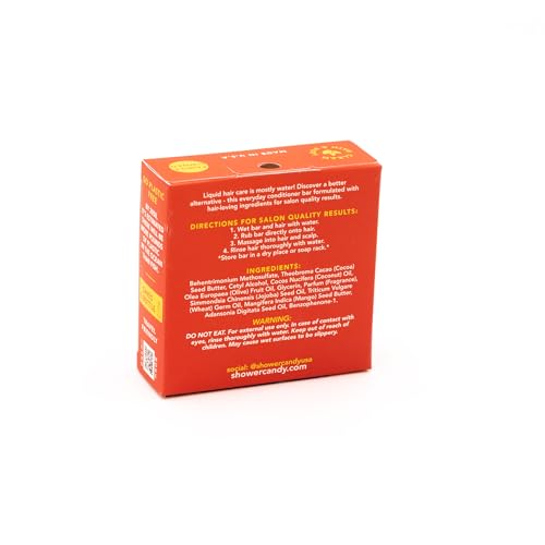 Natural Conditioner Bar for Normal Hair - Pineapple Mango Milk Scent, 1.3oz | Eco-Friendly, Travel Ready, Pack of 1