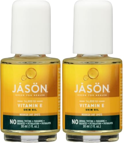 JASON Vitamin E 14,000 IU Moisturizing Skin Oil - 8 Fl Oz Pack of 2