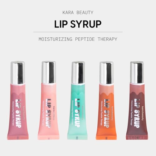 Kara Beauty Lip Syrup Peptide Therapy Hydrating Gloss - Mauve Berry