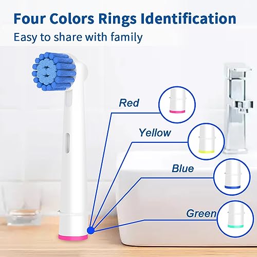 16 Count Sensitive Gum Care Brush Heads for Oral-B Electric Toothbrush
