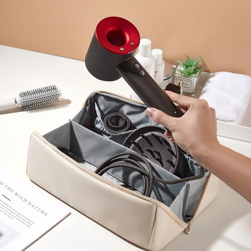 Veki Travel Storage Case for Dyson Airwrap Styler - Off-White