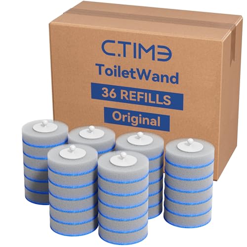CTIME 36 Replacement Toilet Brush Heads - Value Refill Pack
